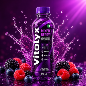 Vitolyx Mixed Berry Vitamin Water | Electrolytes, Immunity & Hydration